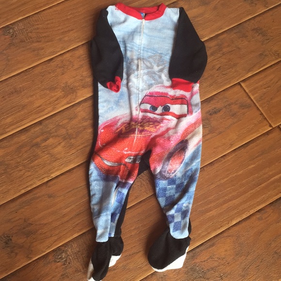 Disney & Halo Pajamas Large Sleep Sack Cars Footed Pjs 8 Months